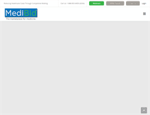 Tablet Screenshot of medibid.com